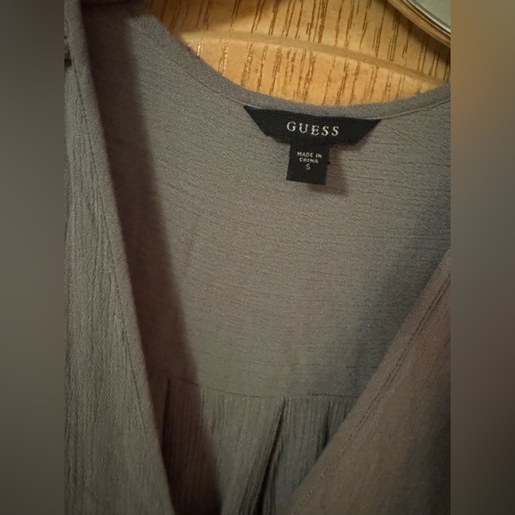 Guess Olive Green V-Neck Romper - Picture 3 of 4